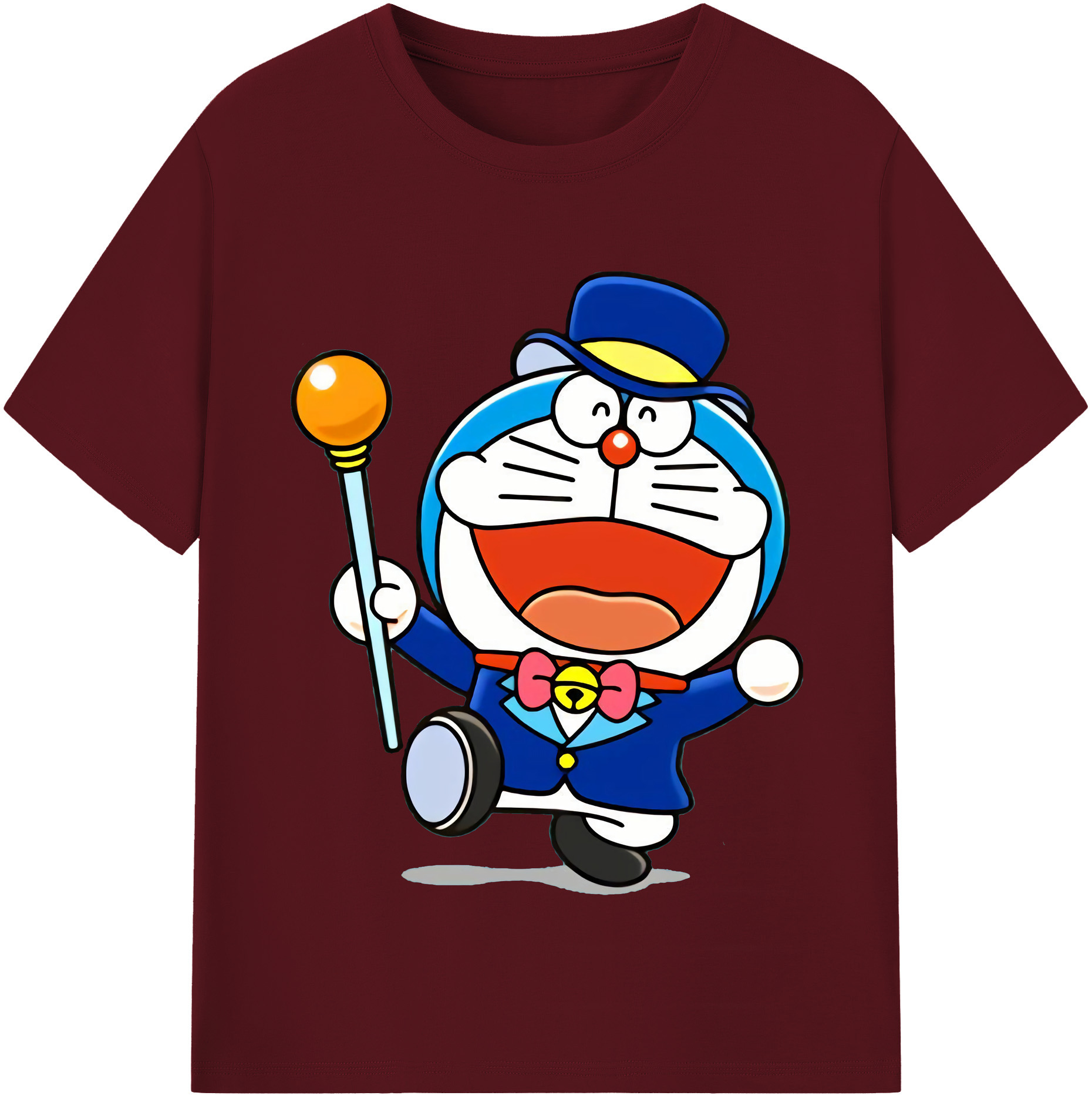 （画像用） ドラえもん Doraemon 綿100％半袖Tシャツ（フロントプリント）
